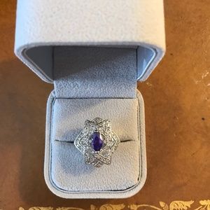 FAUX Diamond Ring (ring size 6.5 or 7)